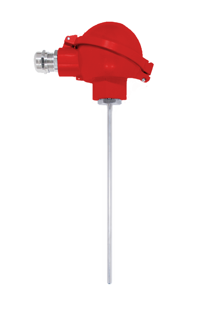 Термопреобразователь одинарный с головкой, без наружной оболочки, сменный чувствительный элемент в трубке, искробезопасный ОЛИЛ TTTI-61Exi Термометры